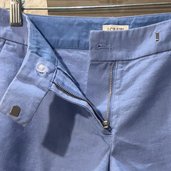 J Crew size 6 Scalloped light blue‎ shorts - Picture 4 of 6